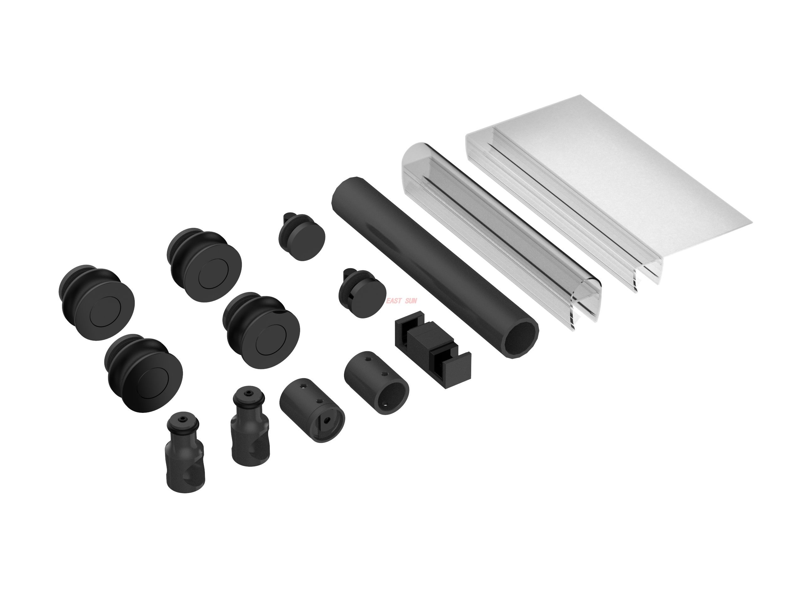 puerta de ducha sin marco