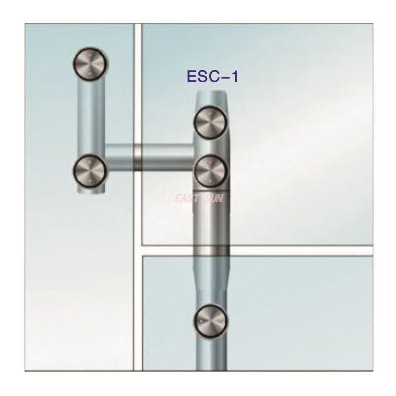 ESA-1-Sistemas de herrajes para vidrio de oficina