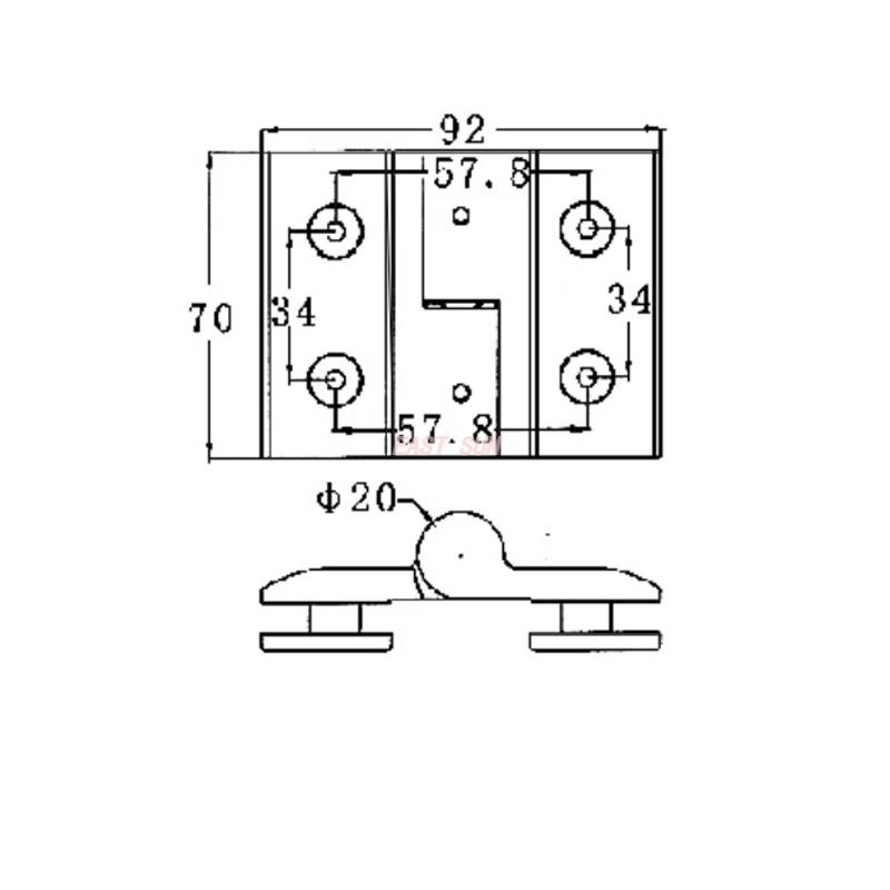 bisagras para puertas de ducha