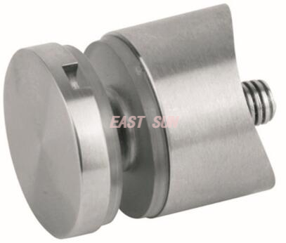 Gran oferta balaustre publicitario tornillo perno sujetadores roscados abrazadera de barandilla de vidrio publicidad de acero inoxidable separador de vidrio para uñas GBF-012