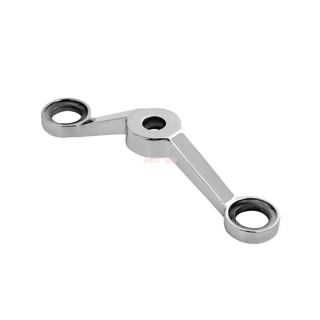 Muros cortina de vidrio Sistema Spider Acero inoxidable 304 2 brazos con 180 grados con satinado