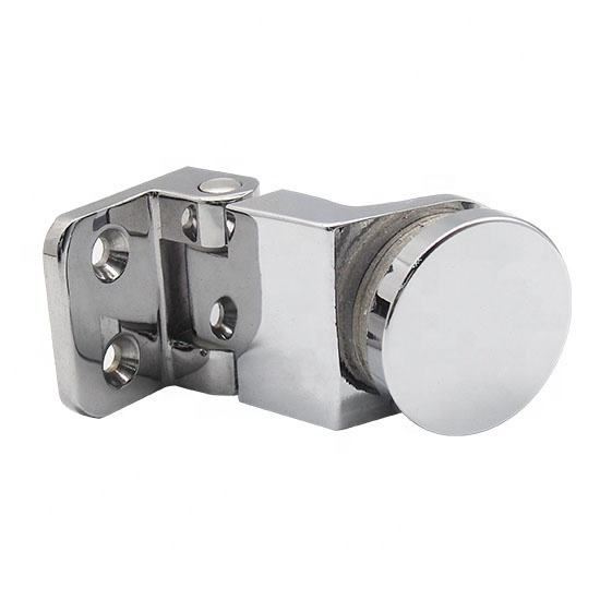 Bisagra de puerta pequeña con espejo de 90 grados, latón más vendido, bisagras pivotantes de vidrio para puertas de armario