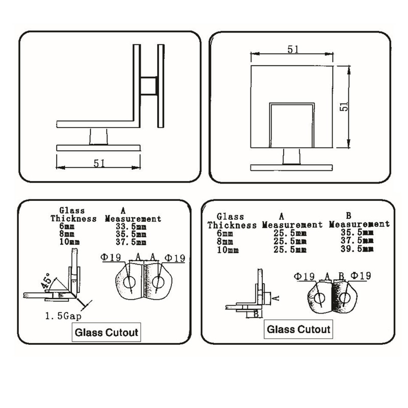 GBF-2002-Abrazaderas de Vidrio