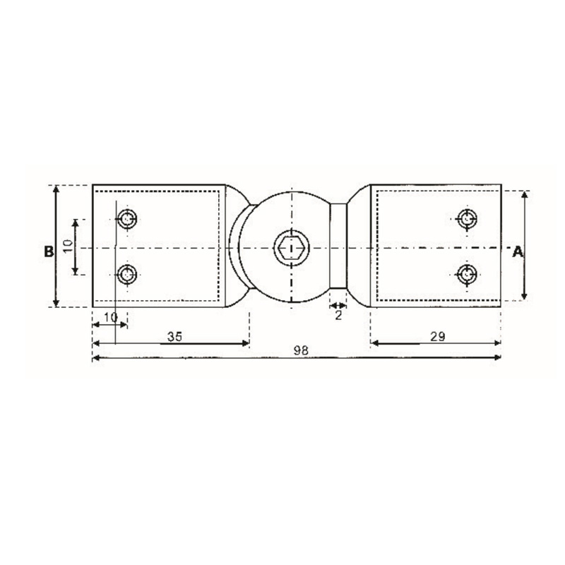 KF-039-conectores para cuarto de ducha