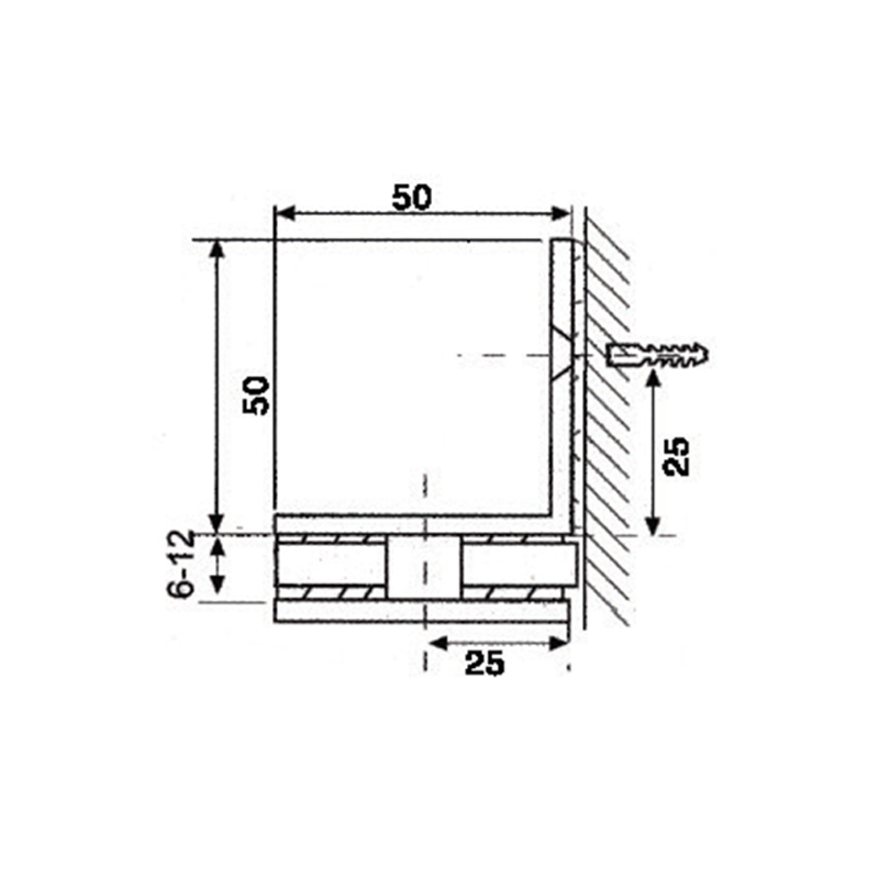 ESH-614-Bisagras Autolevantables de Latón