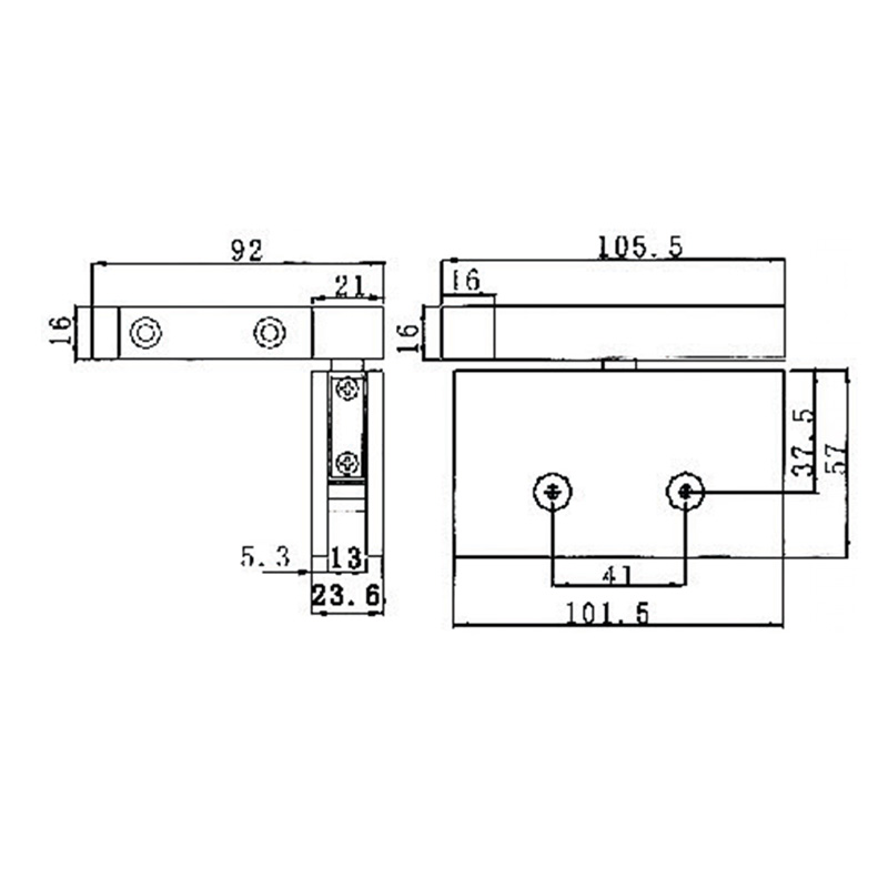 PTD-205B-Serie de puertas pivotantes