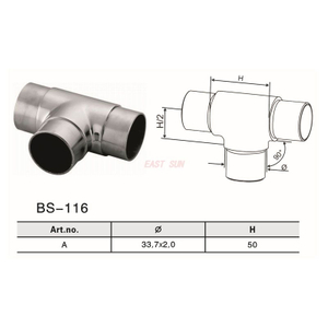BS-116-Accesorios para pasamanos