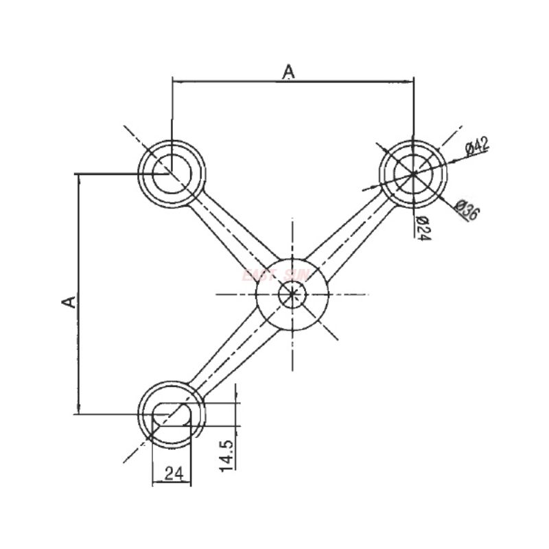 SD-150-3R-Acoplamiento de araña