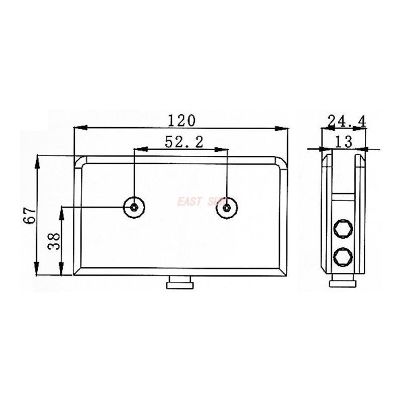 bisagras para puertas de vitrinas