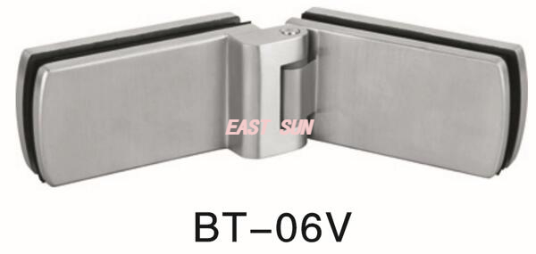 Bisagra para puerta plegable vidrio a vidrio