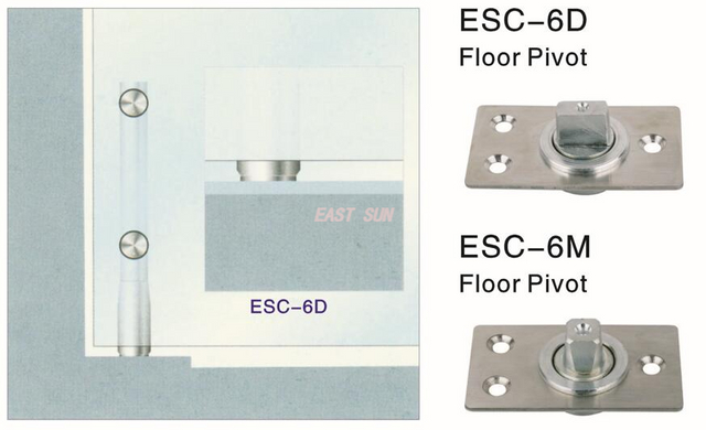 Puerta pivotante de vidrio Pivotante de piso Dorma MAB