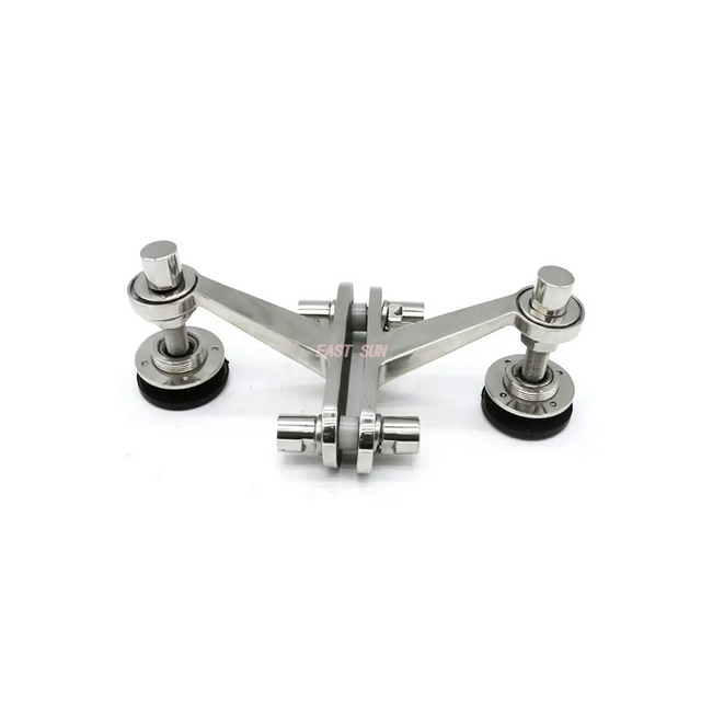 Fachada de vidrio tipo araña en forma de T de acero inoxidable Condibe