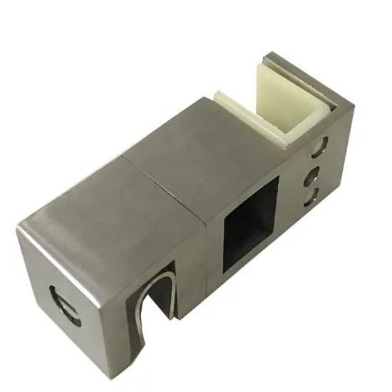 Guía de piso de puerta de ducha corrediza sin marco de hardware de acero inoxidable 304 para puerta de vidrio