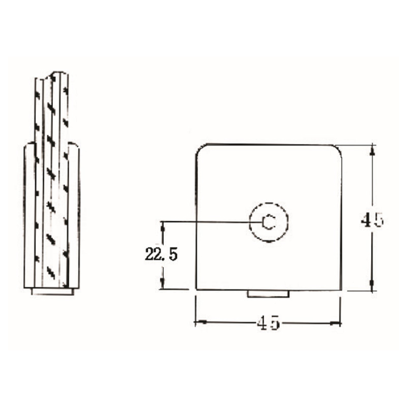 GBF-827-Abrazaderas de Vidrio