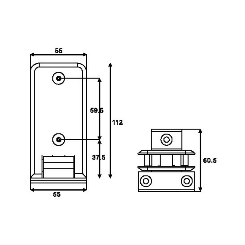ASH-601-Bisagras de Ducha Ajustables