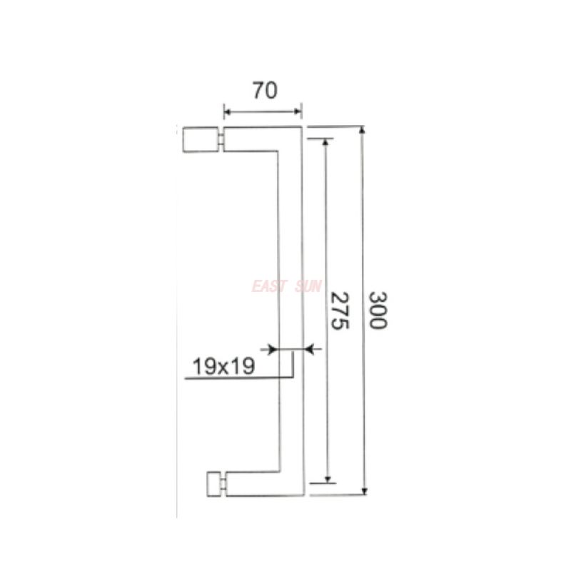 PH-073-Tiradores para puertas de ducha