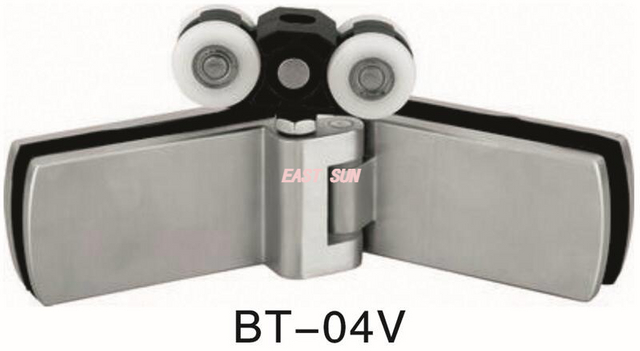 Bisagra para puerta plegable de vidrio superior a vidrio