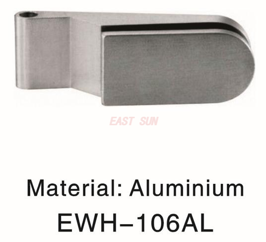 Cerraduras para puertas de vidrio Cerraduras de vidrio con bisagras de vidrio EWH-106AL