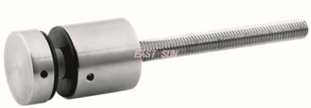 Gran oferta de barandillas de fijación de vidrio, barandillas de vidrio sin marco para interiores y exteriores, separadores de vidrio de acero inoxidable GBF-088