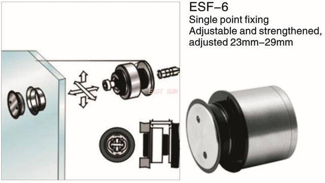 Separadores de conector de vidrio para partición de vidrio 23-29MM