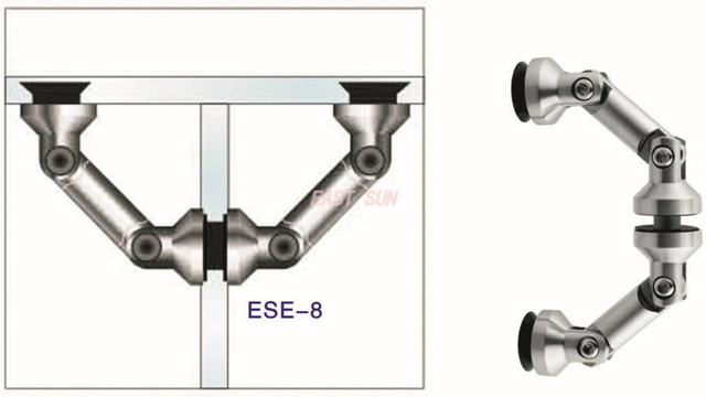 Conector de sujeción del conector de vidrio de la partición de vidrio