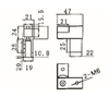 KF-1009- conectores para cuarto de ducha