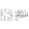 RSH-301L-Bisagras Autolevantables de Latón