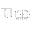 ESH-412-Bisagras para puerta de ducha