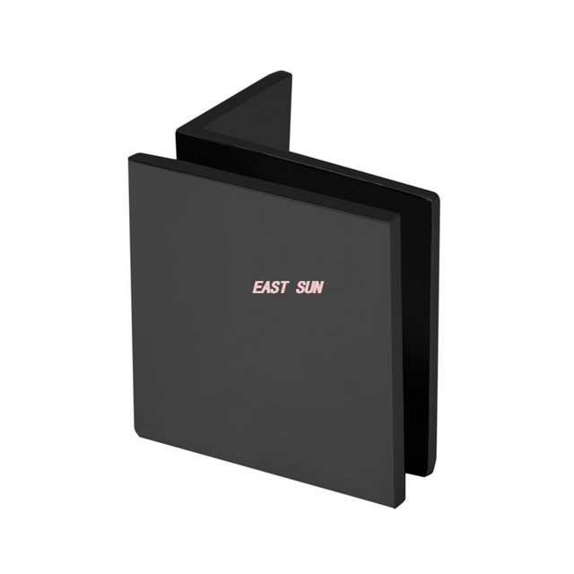 Abrazaderas de vidrio cuadradas para montaje en pared con pata pequeña