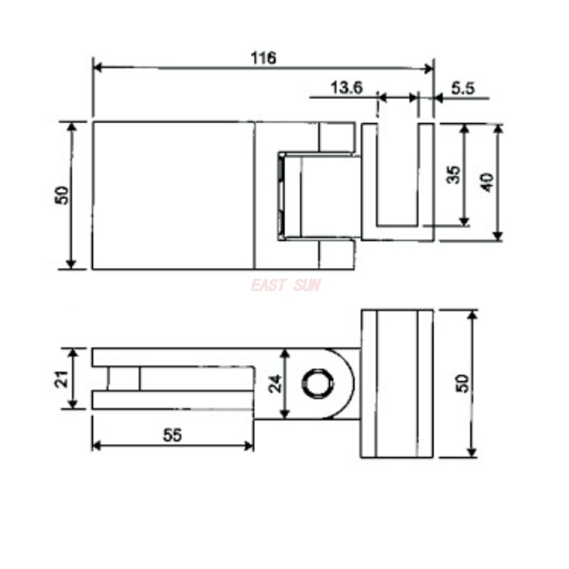 manijas cardinales para puertas de ducha 