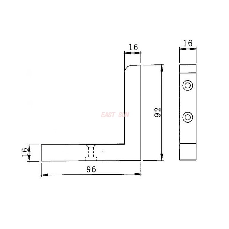 bisagras de puerta de vidrio sin marco