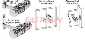 Pestillo de perilla de 180 grados de bronce aceitado