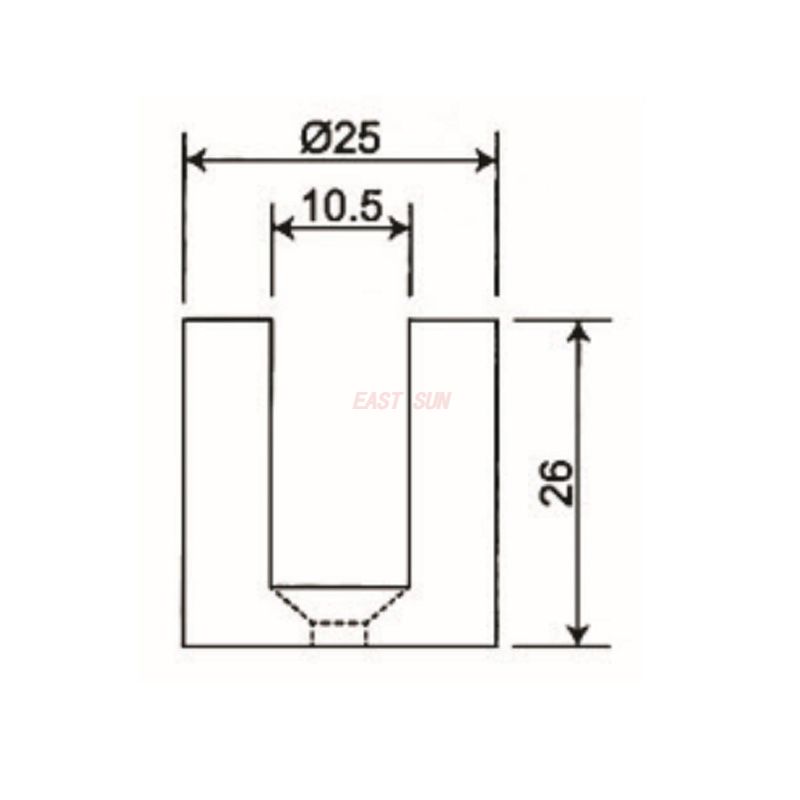 Abrazaderas de vidrio a vidrio de 90 grados 