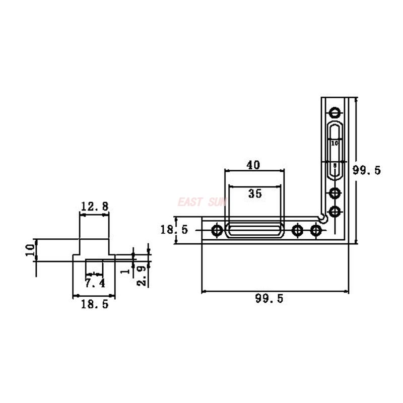herrajes pivotantes para puertas comerciales