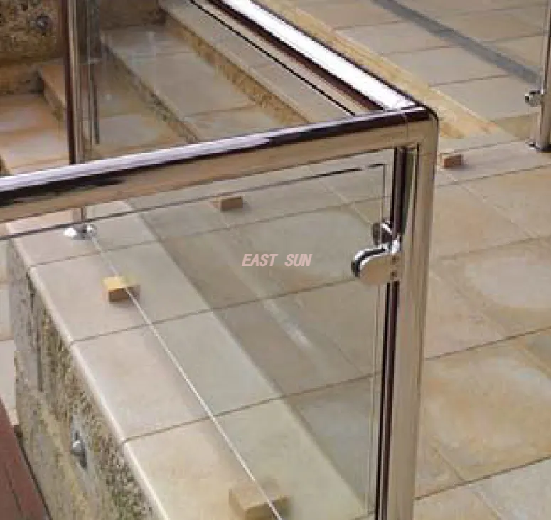 Codo de barandilla de balaustre para balcón, accesorios de barandilla redonda de 3 vías, conector de barandilla de acero inoxidable 304 316