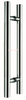 Tirador de puerta de vidrio Manija de puerta de aluminio PH-011