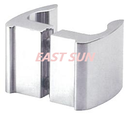 Perilla de paleta espalda con espalda de latón satinado