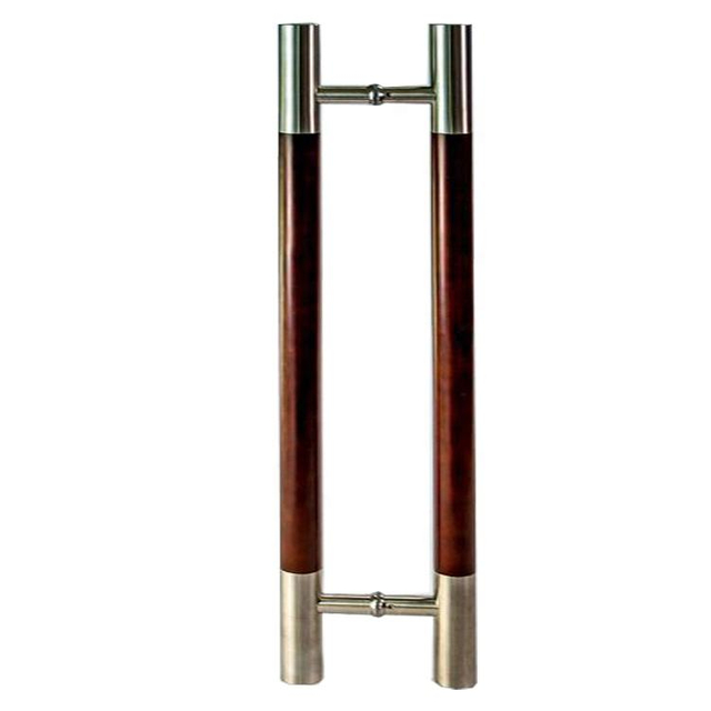 Manija cuadrada de acero inoxidable para puerta de ducha, herrajes para puerta de vidrio