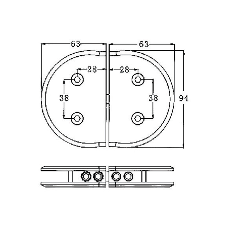 PTD-403-Serie de puertas pivotantes