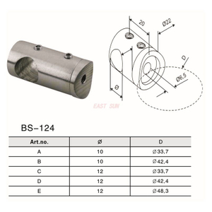 BS-124-Accesorios para pasamanos