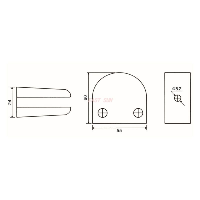 GBF-074F-Accesorios para pasamanos