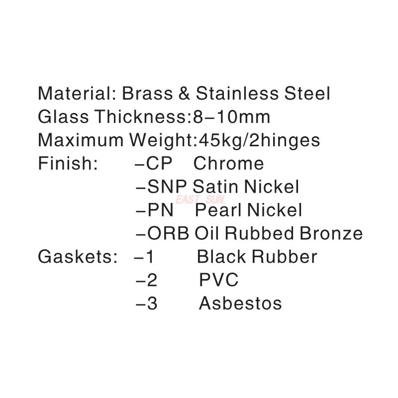 Bisagras de ducha plegables