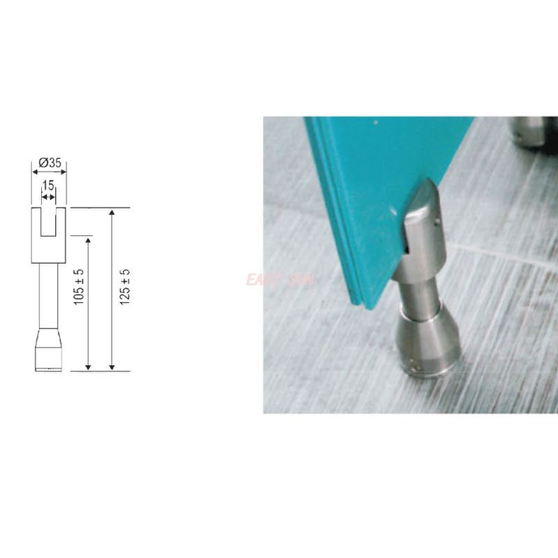 WS-10-Accesorio de partición para baño