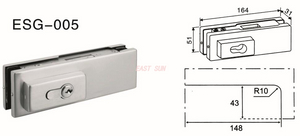 Accesorios de parche Dorma Puerta pivotante ESG-005