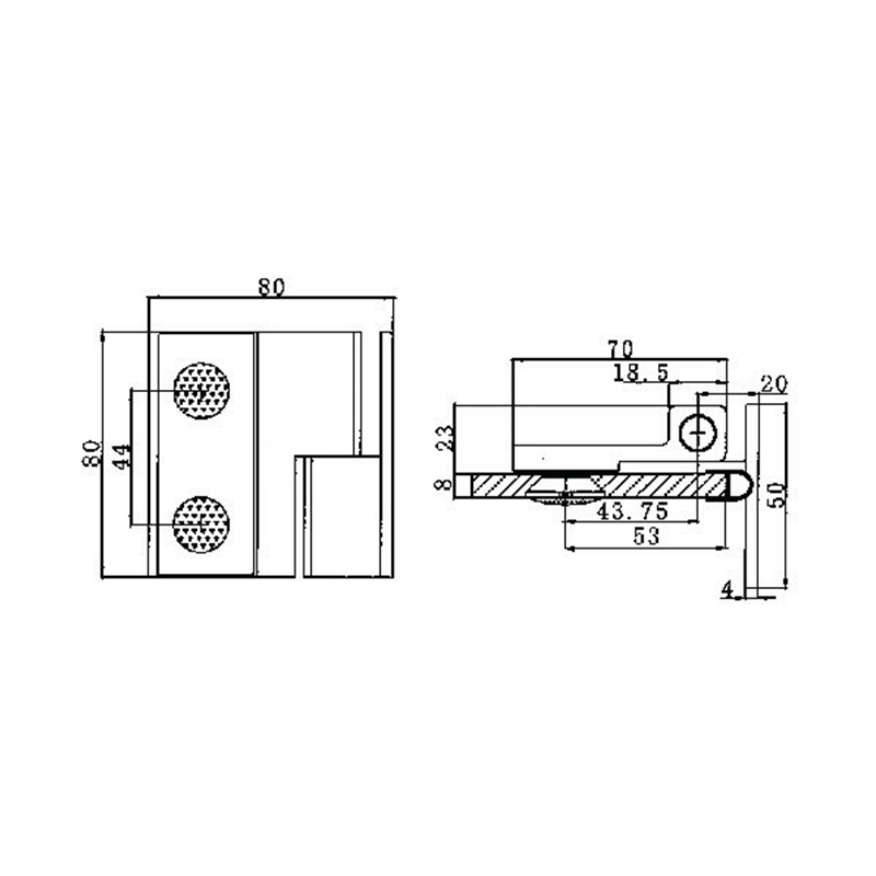 RSH-201R-Bisagras Autolevantables de Latón