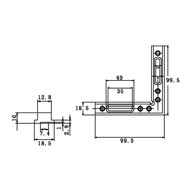 Serie de puertas pivotantes SA-K90