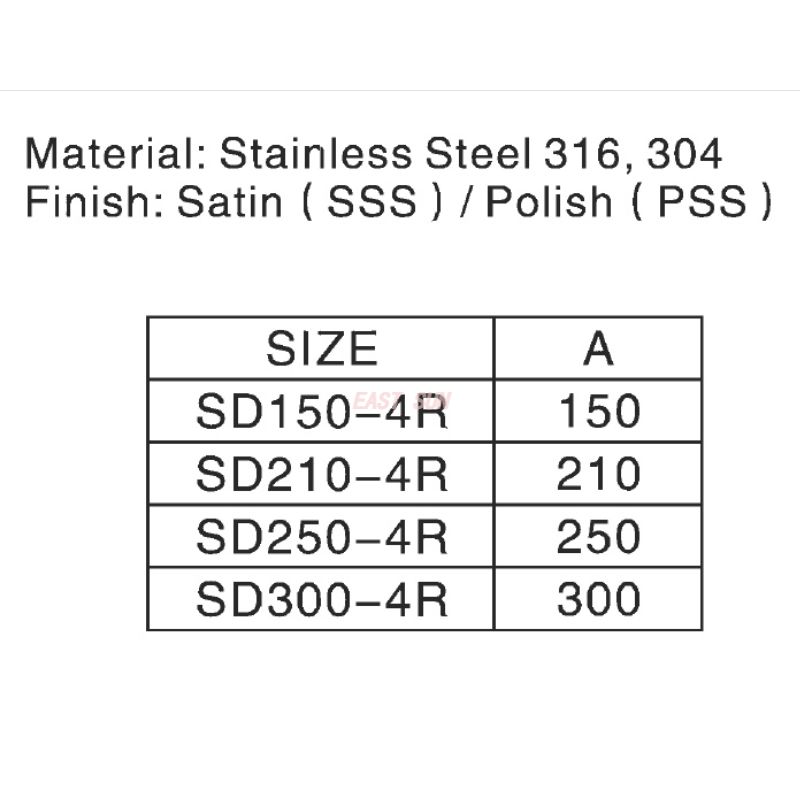 SD-150-4R-Acoplamiento de araña