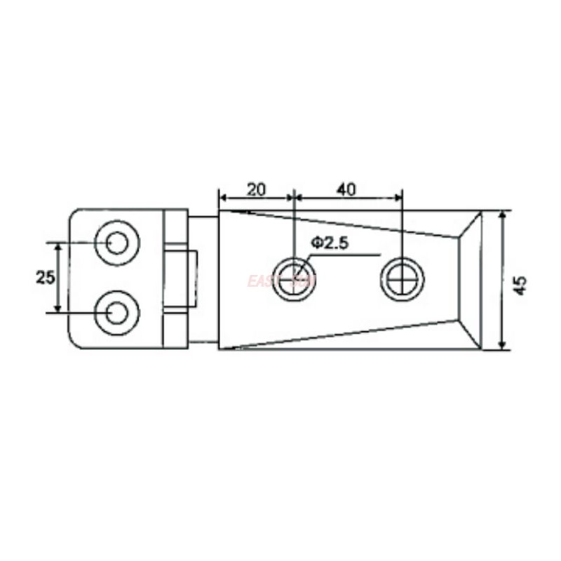 manija de puerta de ducha de lat&oacute;n cepillado 