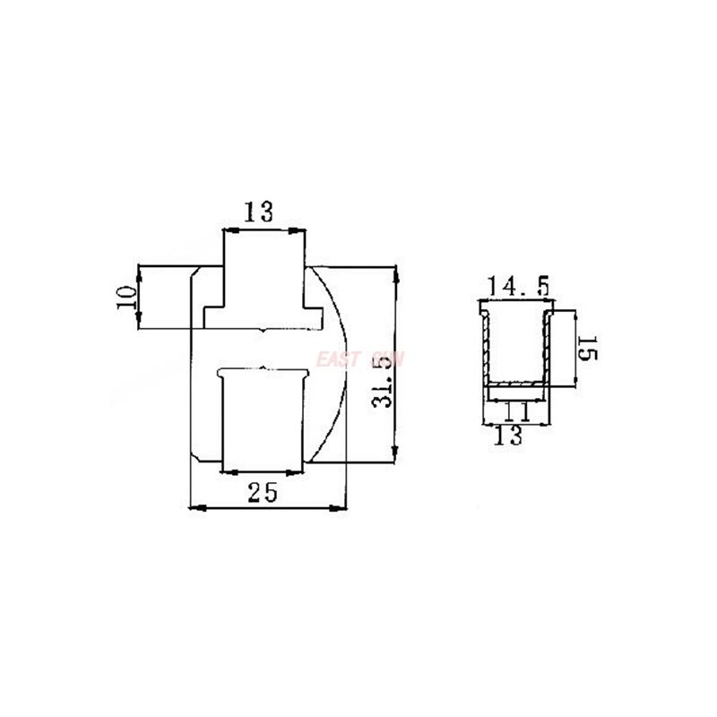 soportes de montaje de vidrio
