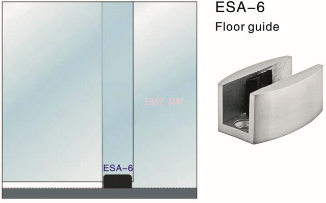 Guía de suelo para puerta corredera Dorma Design